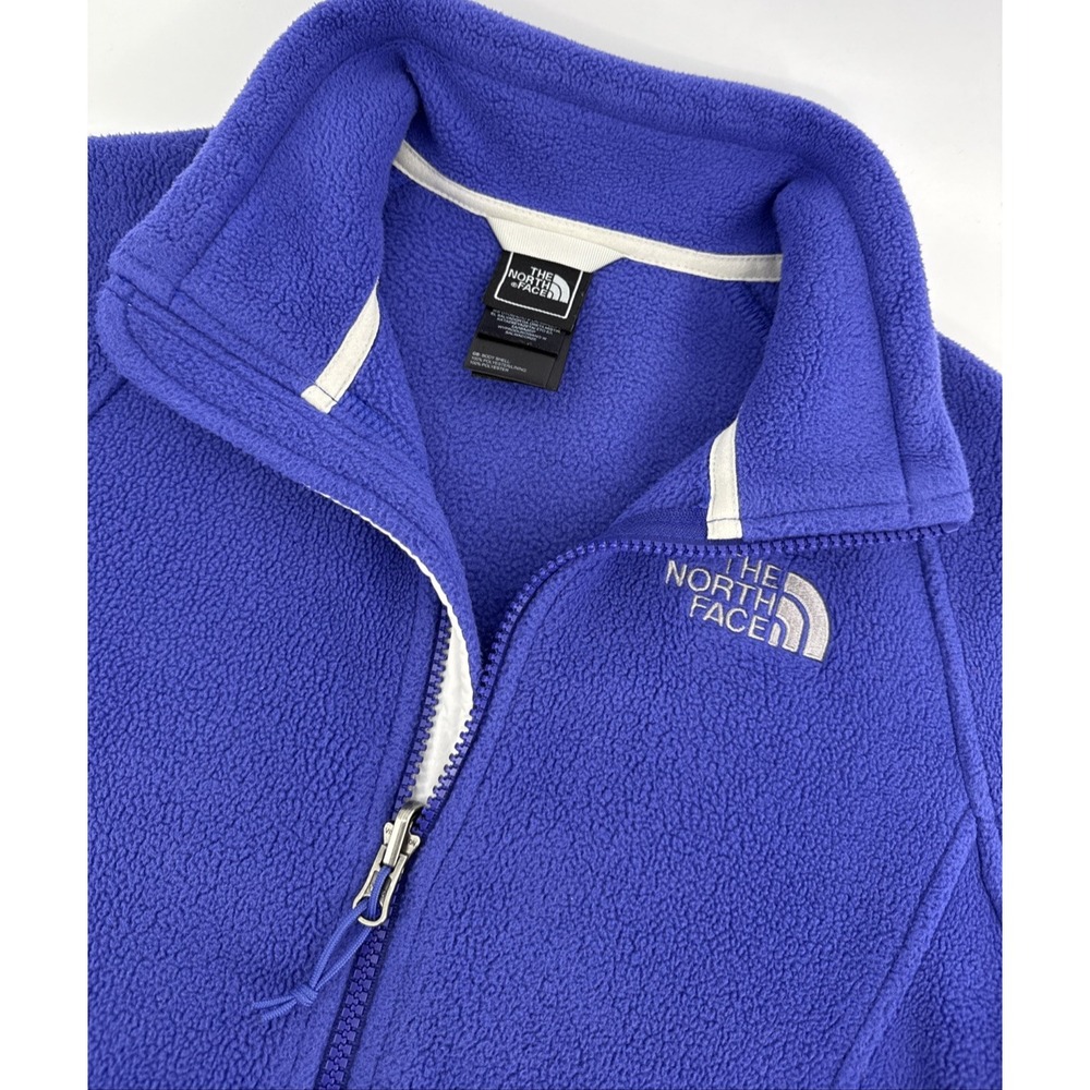 The North Face Fleece Jacket Women XS Full Zip Periwinkle Outdoor